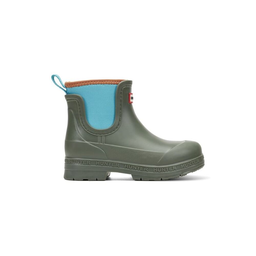 Hunter Lass Rubber Rain Boot, Green - Picture 2 of 5